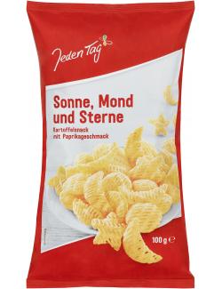 Jeden Tag Sonne, Mond und Sterne Kartoffelsnack